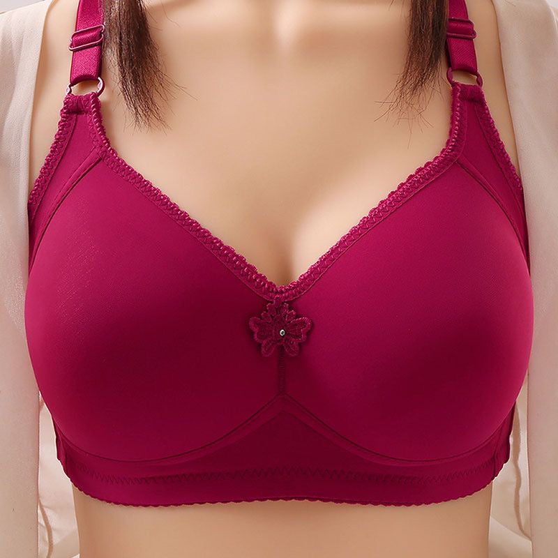 2025 NEW PLUS SIZE BRA UNDERWEAR WIRE FREE COMFORT SOFT THIN BREATHABLE