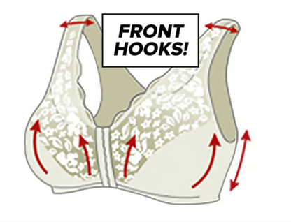💖Front Hooks, Stretch-Lace, Super-Lift And Posture Correction – ALL IN ONE BRA!