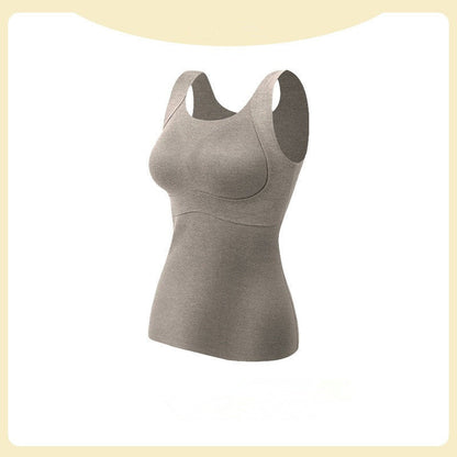 Womens Thermal Tank Tops With Built in Bra