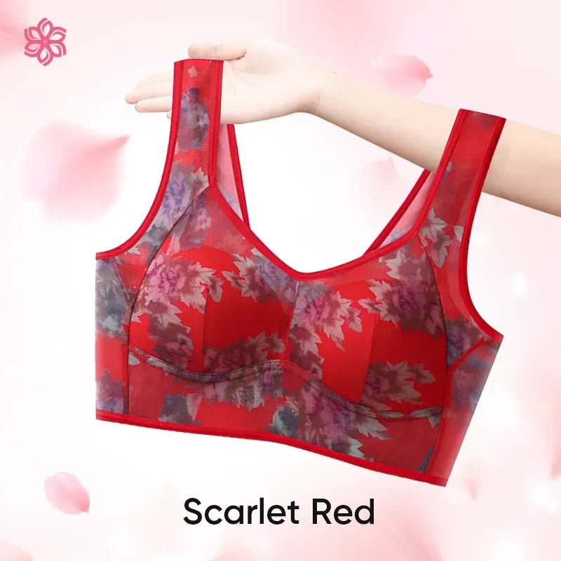 Ice Silk Lace Cooling Comfort Bra