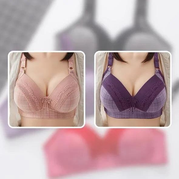 Comfort type no steel ring bra