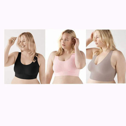 ULTRA COMFORT SEAMLESS SHAPING WIREFREE SUPPORT BRA PLUS SIZES S 6XL