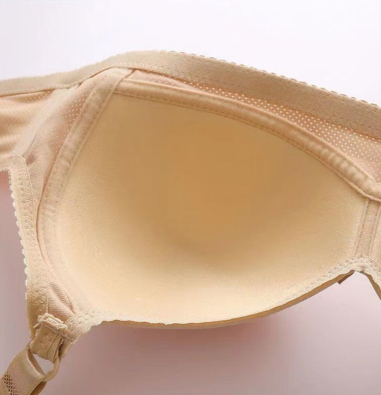 Plus size underwear bra Underwear Wire Free Comfort Soft Thin Breathable