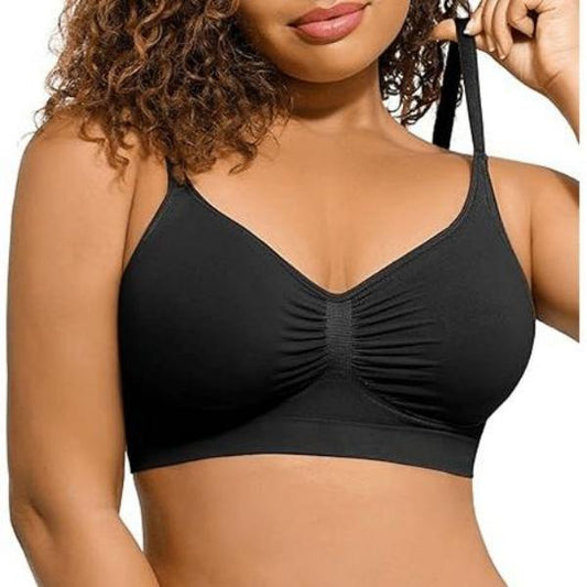 Womens Wireless Sculpt Bra Comfort Bralettes No Underwire Unlined Cami Bra