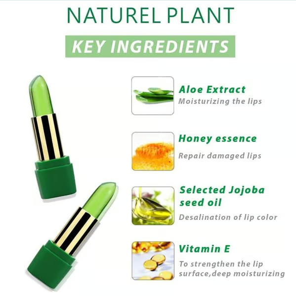 Mediumspots Color Changing Aloe Vera Lipstick