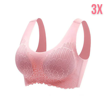 Latex 4.0 Graceful Anti saggy Breathable Lace Bra