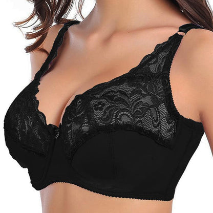 2022 Womens plus size sexy hollow lace bra