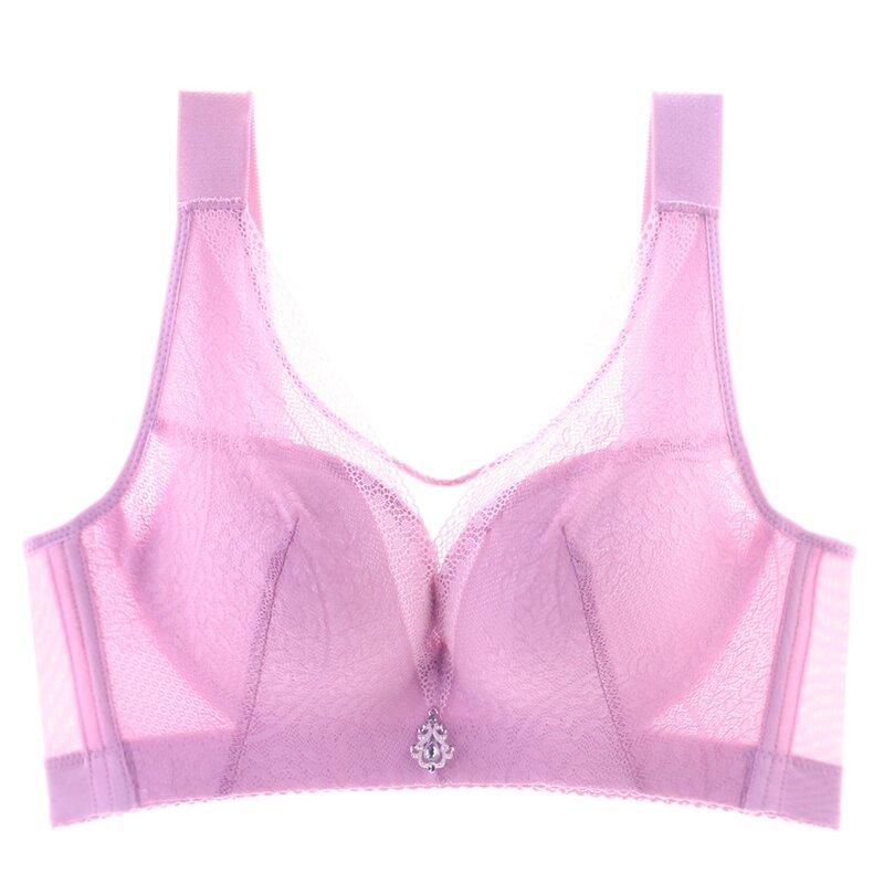 PLUS SIZE WIRELESS BREAST-RECEIVING ADJUSTABLE PUSH UP BRA