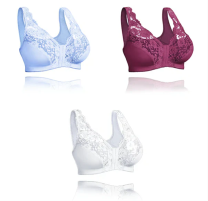 💖Front Hooks, Stretch-Lace, Super-Lift And Posture Correction – ALL IN ONE BRA!