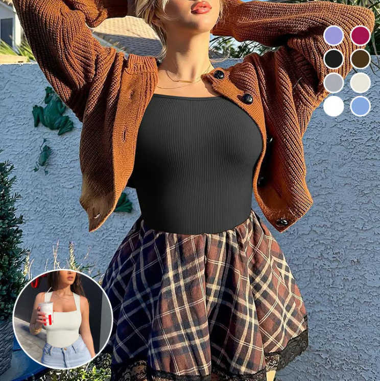 🏆Last Day 🔥Sleeveless Tummy Control Tank Tops Bodysuits