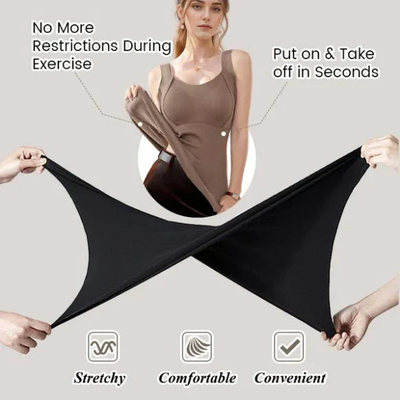 Womens Thermal Tank Tops With Built in Bra