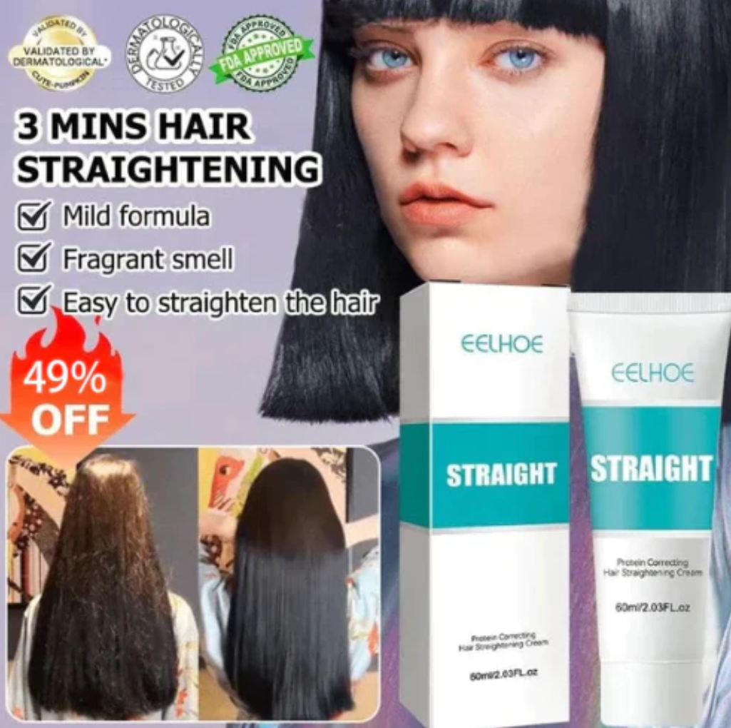 ✨LAST DAY SALE 50% OFF✨ Silk & Keratin Hair Straightening Cream