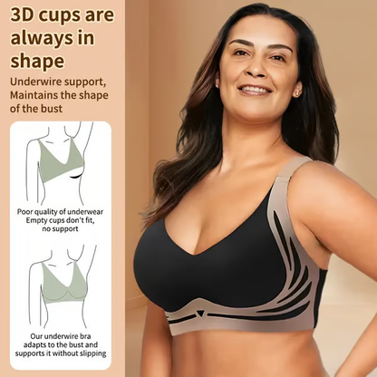 🎁Last Day Buy 1 Get 3 Packs🔥Super Gather Bra | Wireless Push-up Bra👍No More Sagging Breasts