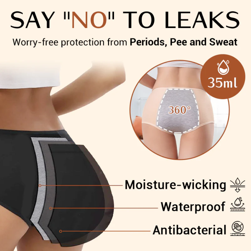 🌸Buy 1 Get 2 Free🔥2025 High Waist Leakproof Panties