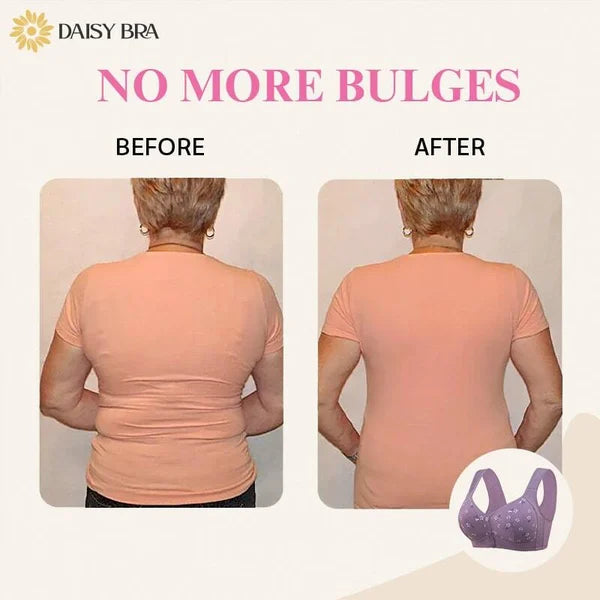 COMFORTABLE  CONVENIENT FRONT BUTTON BRA