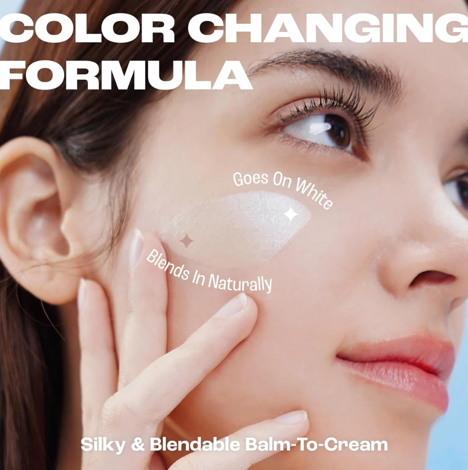 Cream Stick V White Korean Color-Changing Foundation Stick with Volufiline