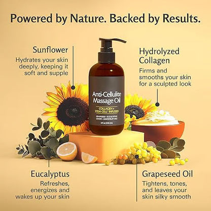 🏆Limited time offer⚡ 50K+ SOLD! Almost Gone-💥Age-Defying Revival Collagen & Stem Cell Body Oil